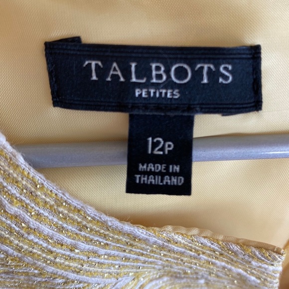 Talbot’s Gold-Weaved Dress & Jacket. - Picture 3 of 14